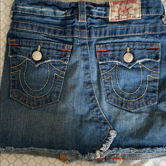 True Religion Jean Skirt - Picture 2 of 4